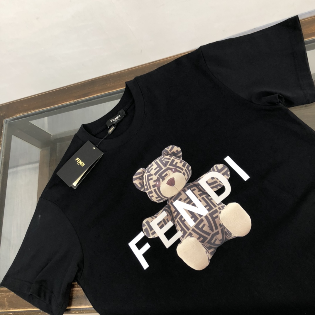 Replica Moschino Kids - sequin bear T-shirt