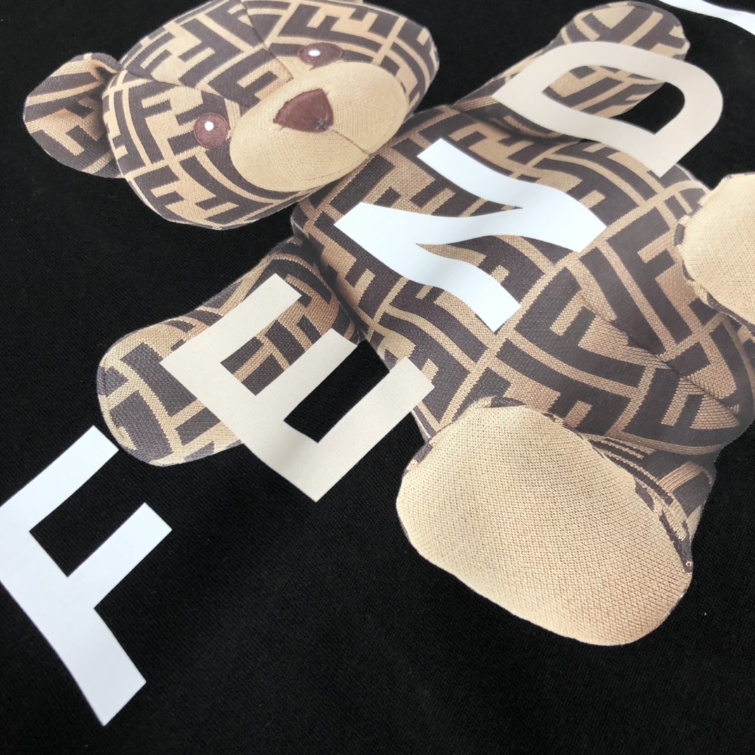 Replica Moschino Kids - sequin bear T-shirt