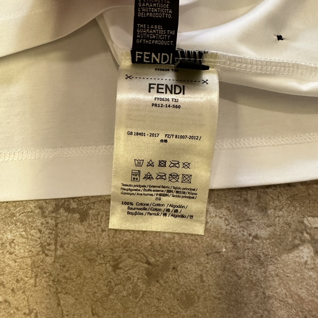 Replica Fendi Pre-Owned - 2000s logo print T-shirt