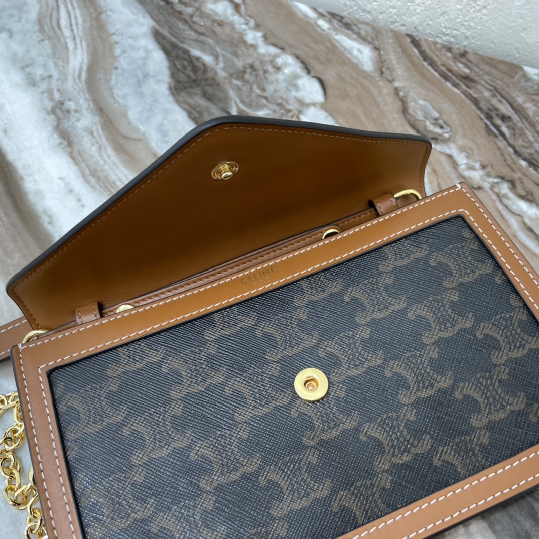 Replica Celine Maillon Triomphe And Calfskin