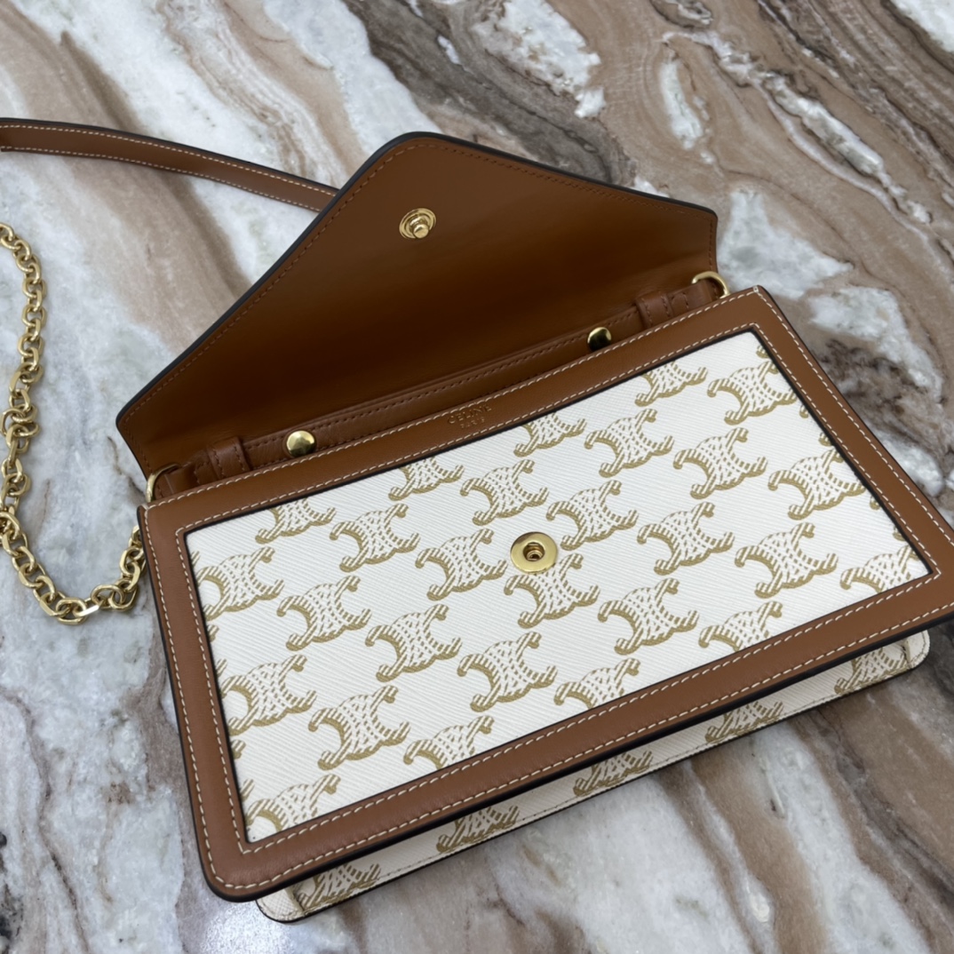 Replica Celine Maillon Triomphe And Calfskin