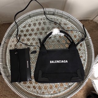 Replica Balenciaga Women's Navy Cabas New