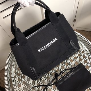 Replica Balenciaga Women's Navy Cabas New