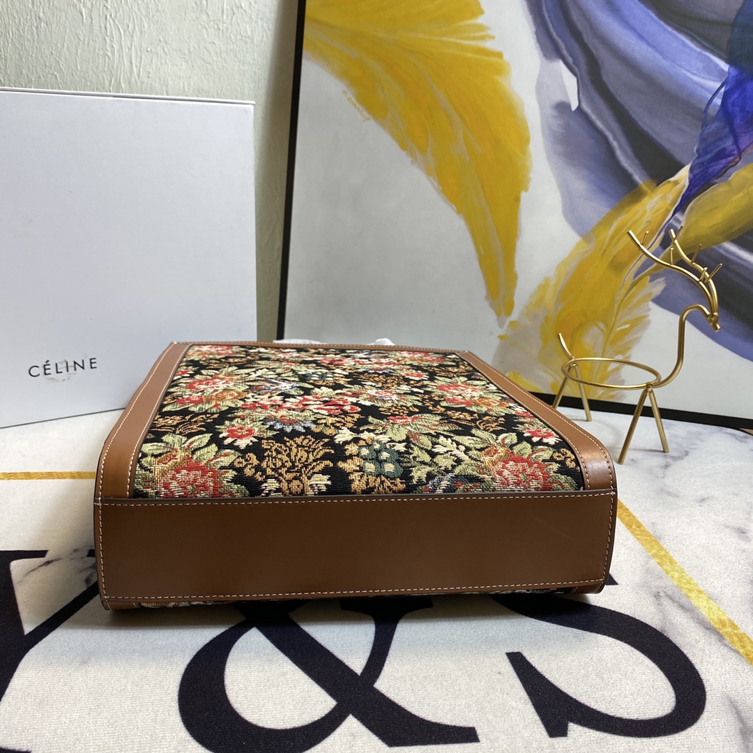 Replica Celine Vertical printed canvas Handbags