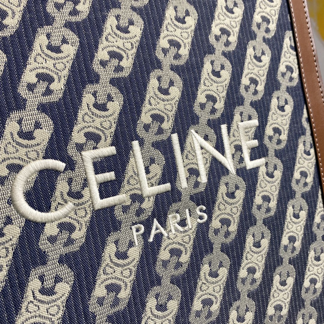 Replica Celine Vertical printed canvas Handbags