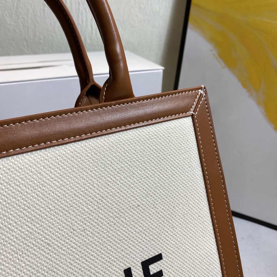 Replica Celine Vertical printed canvas Handbags