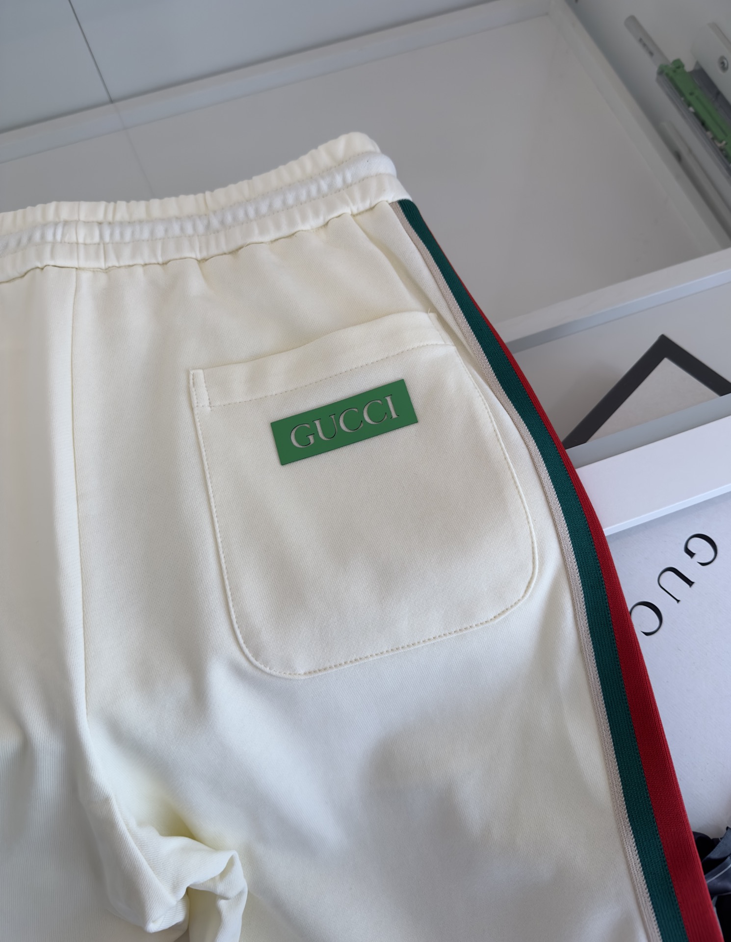 Replica Gucci  Stripe Detail Track Shorts