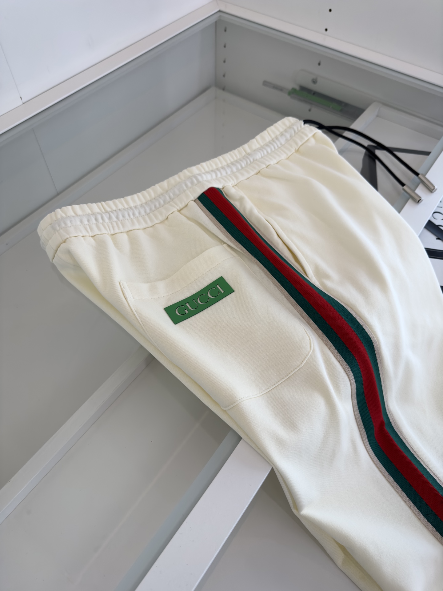 Replica Gucci  Stripe Detail Track Shorts