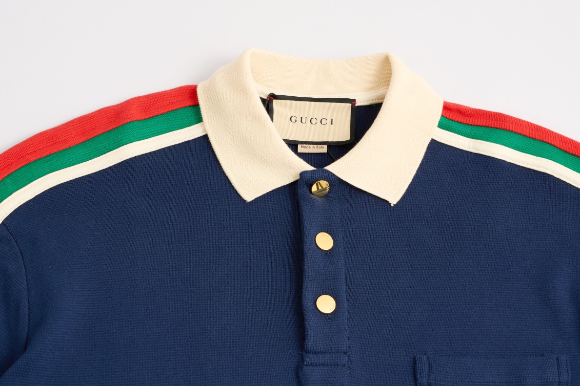 Replica GUCCI Cotton Jersey Polo Shirt