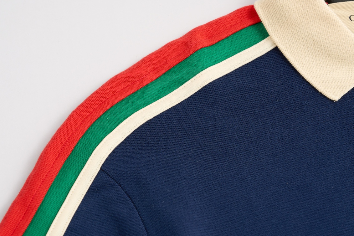 Replica GUCCI Cotton Jersey Polo Shirt