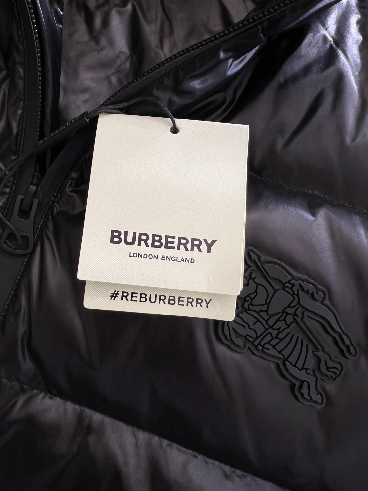 Replica Burberry - high-neck padded gilet - men - Nylon