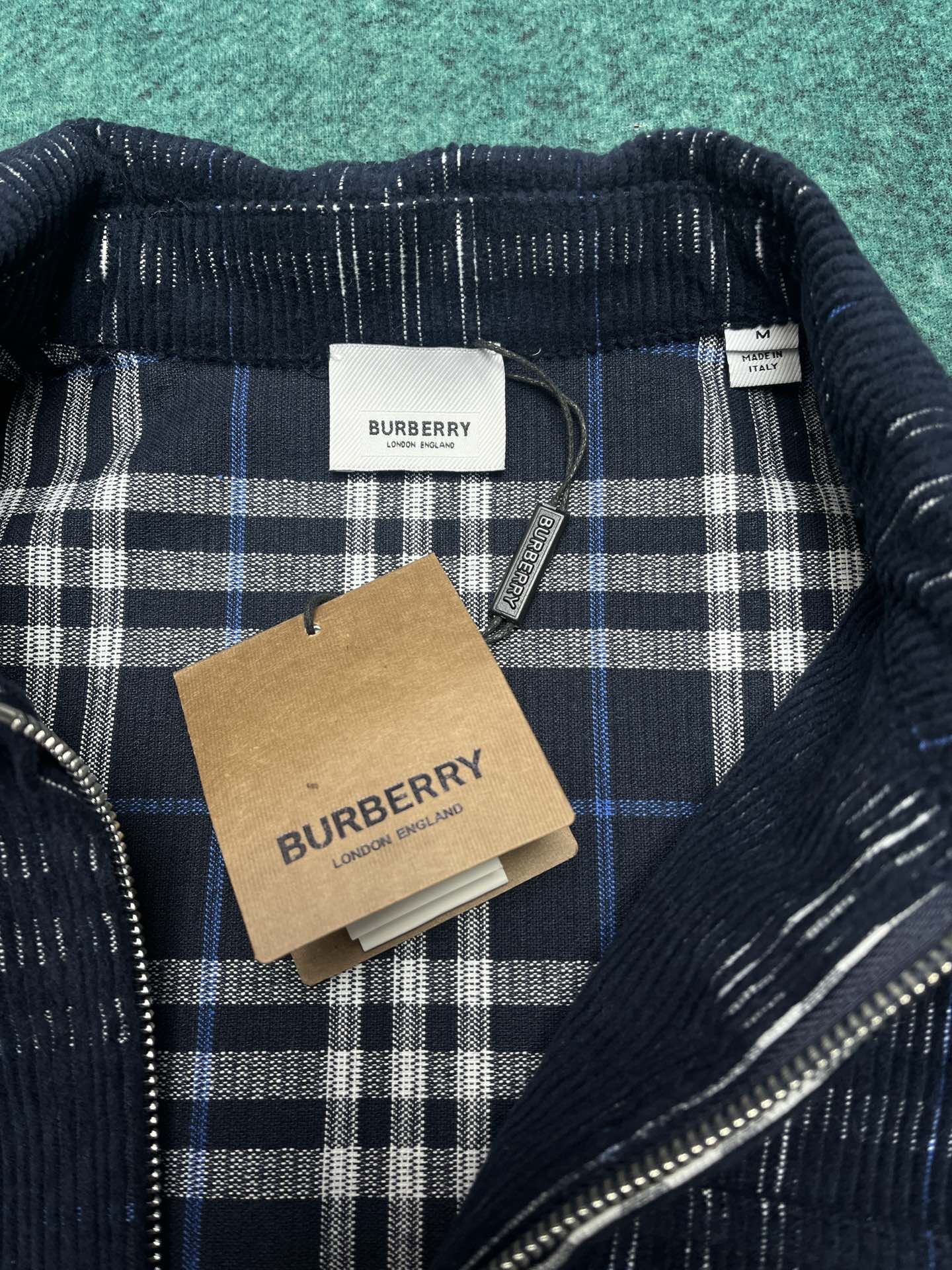 Replica Burberry - check-pattern corduroy shirt - men - Cotton