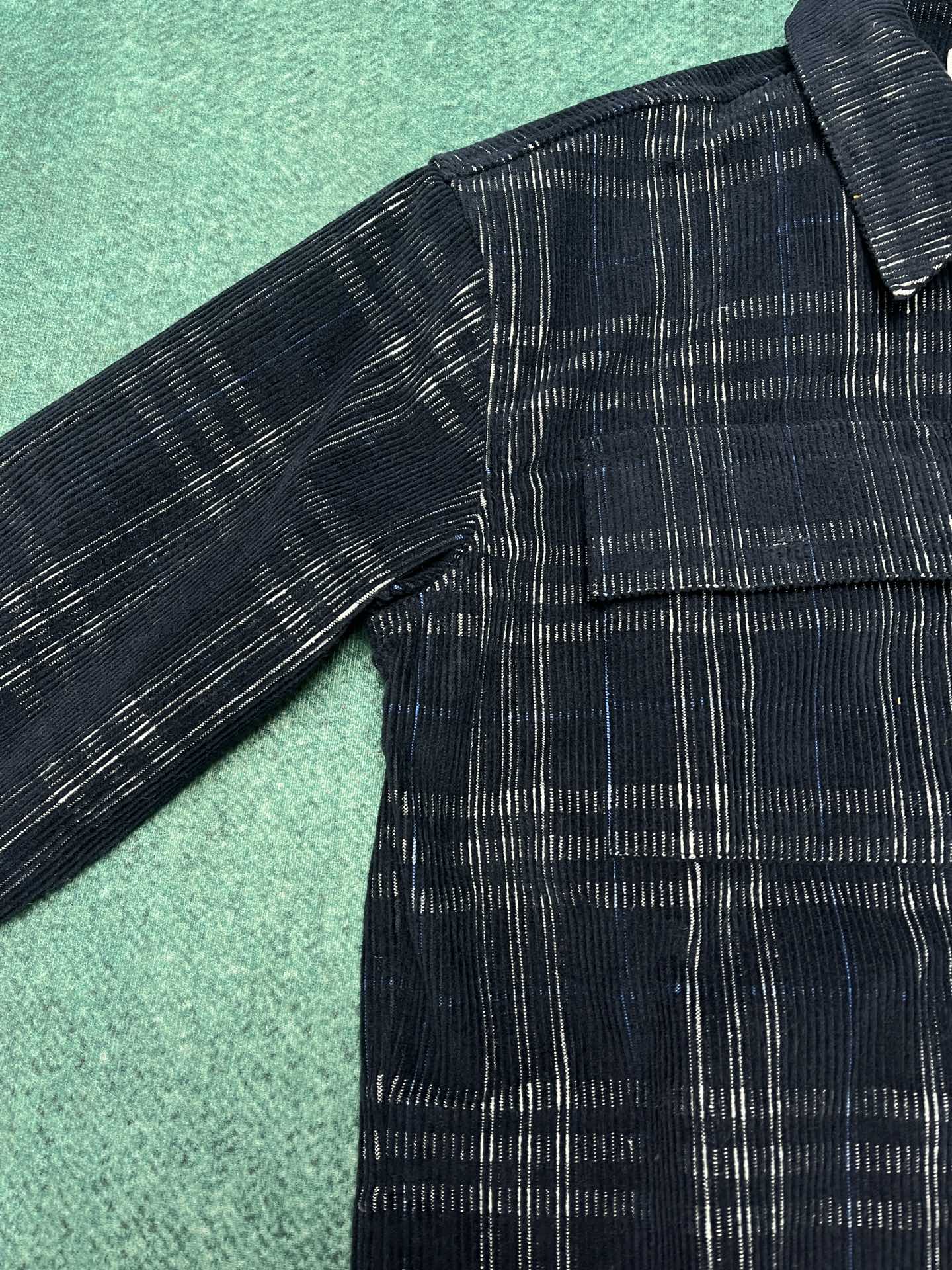 Replica Burberry - check-pattern corduroy shirt - men - Cotton