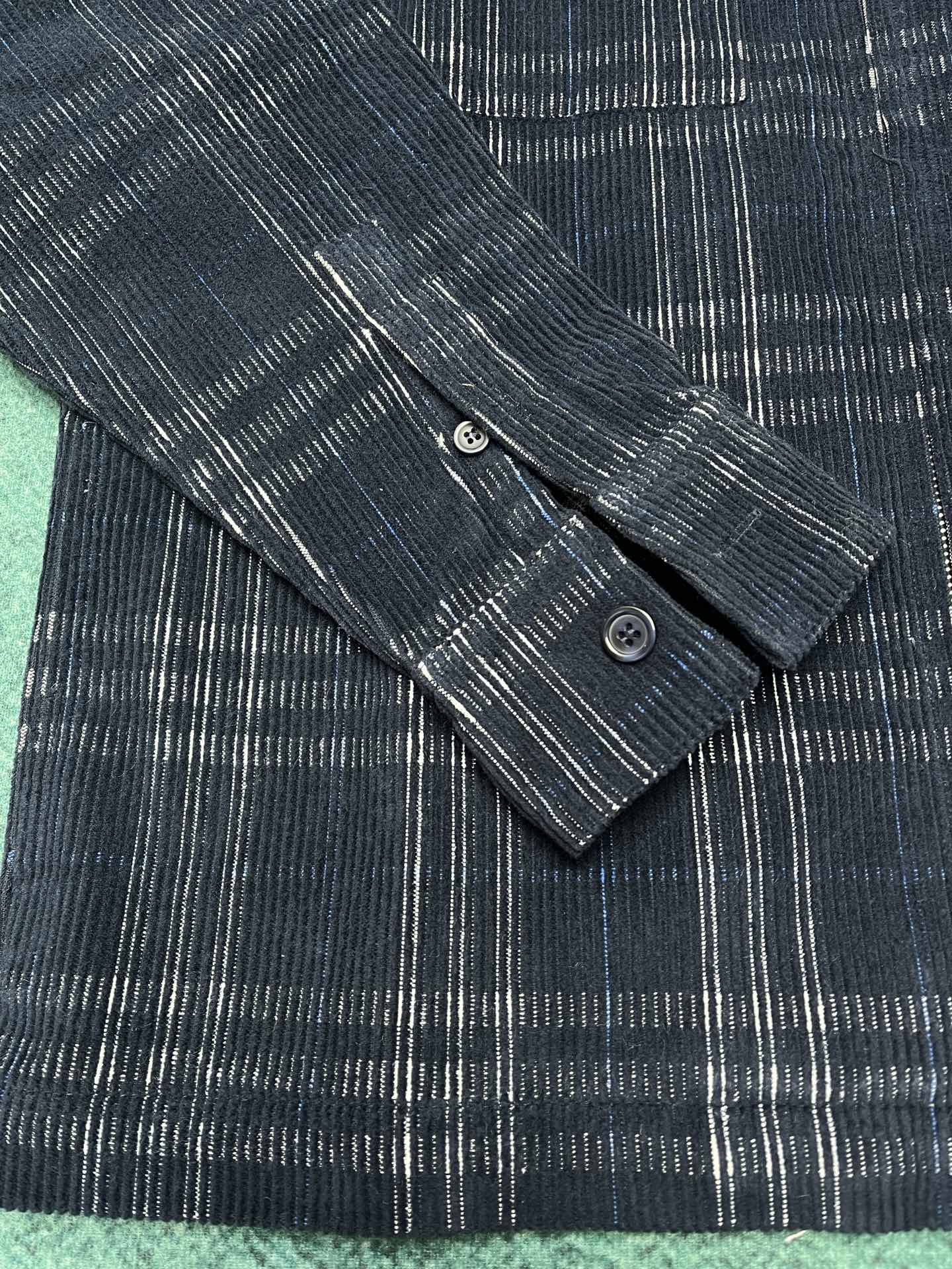 Replica Burberry - check-pattern corduroy shirt - men - Cotton