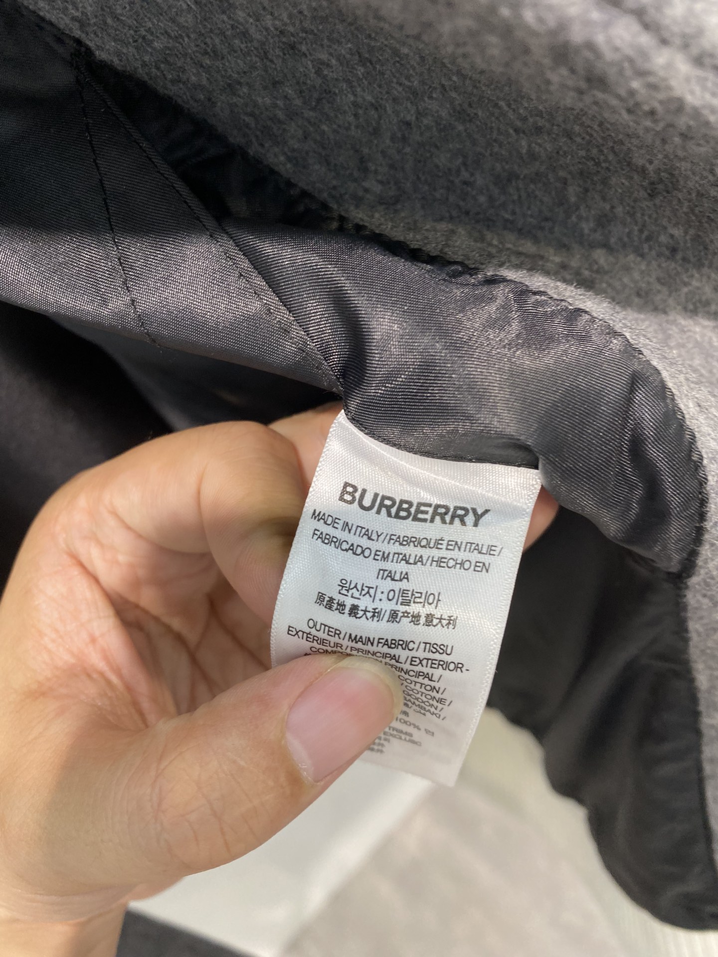 Replica Burberry Felton Bomber Jacket in Gray for Men