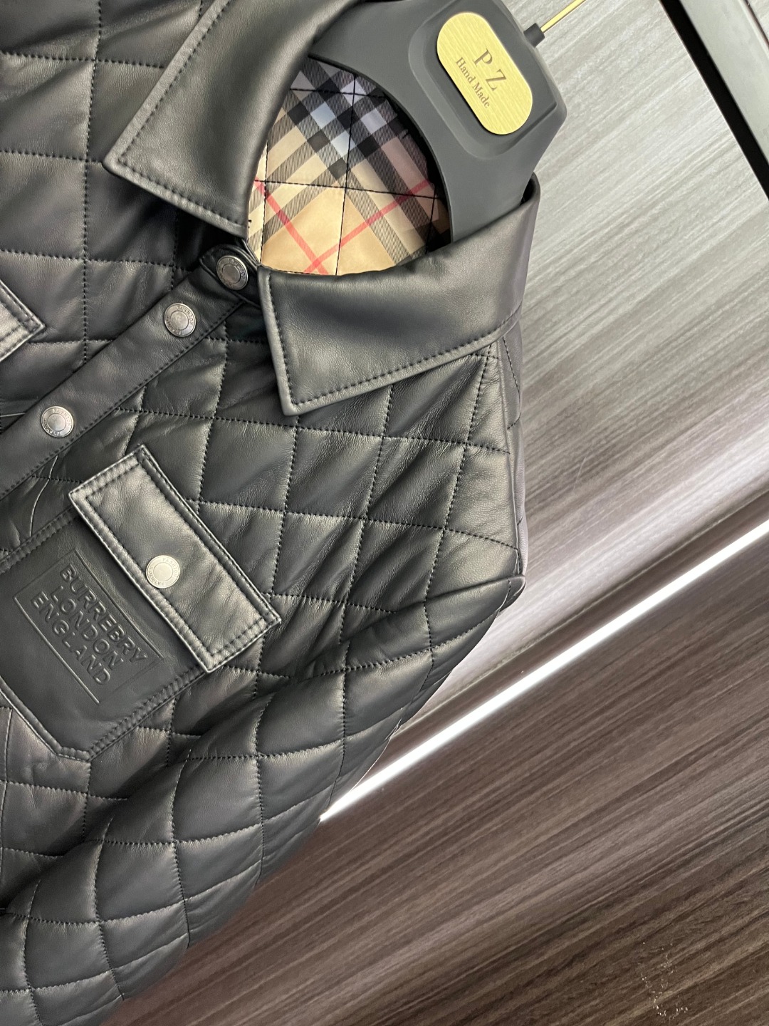 Replica Burberry Felton Bomber Jacket in black Men