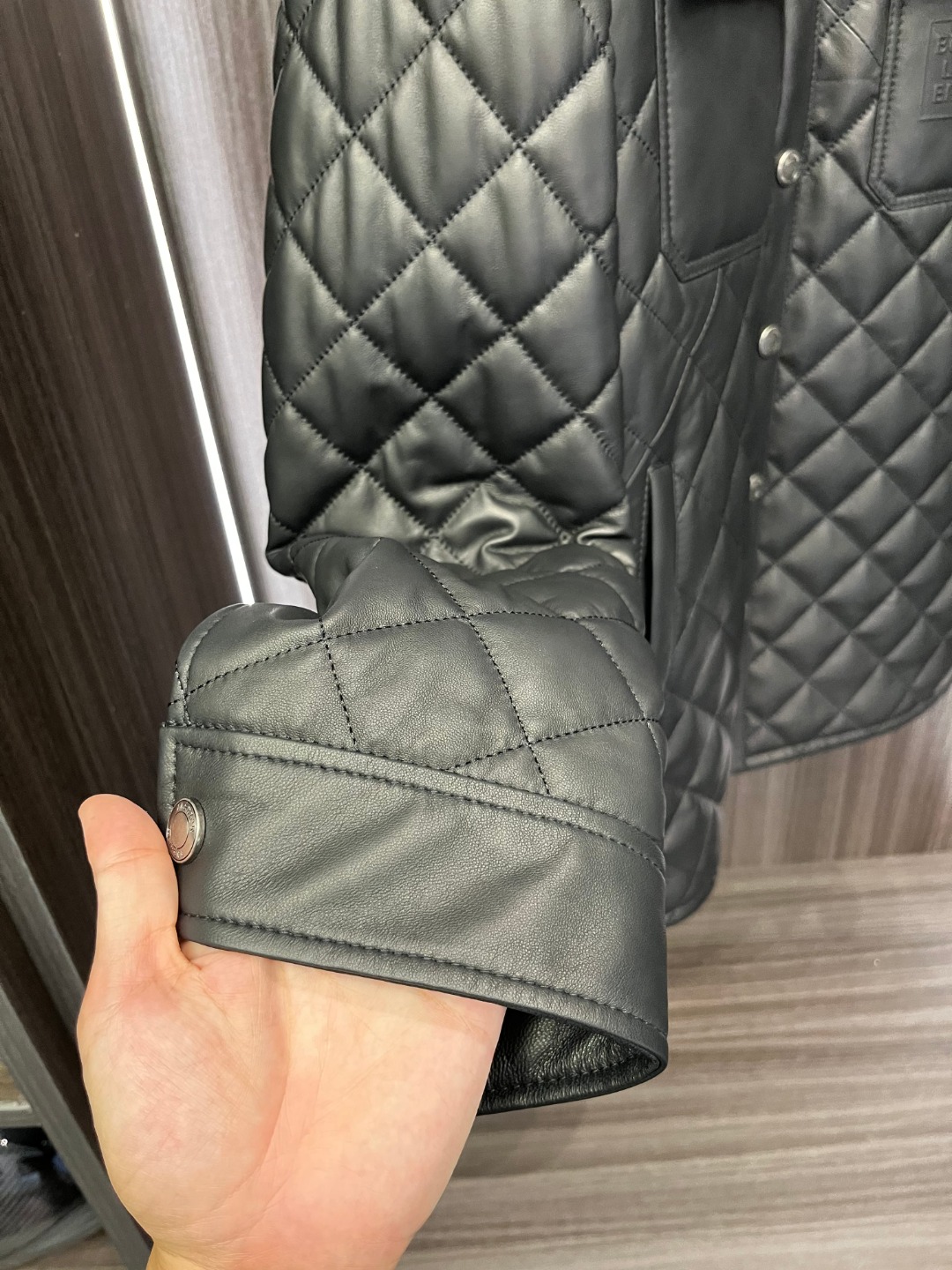 Replica Burberry Felton Bomber Jacket in black Men