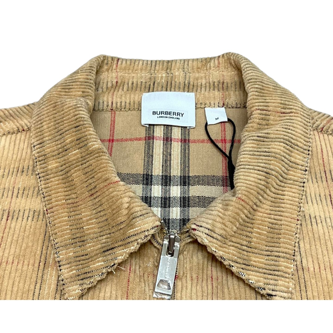 Replica Burberry Partel Corduroy Check Overshirt in Natural for Men