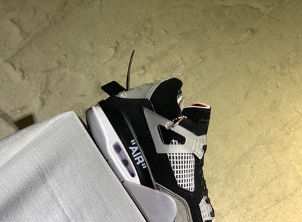 Replica Custom Air Jordan 4 Retro Fear Pack Size(EU): 38-46