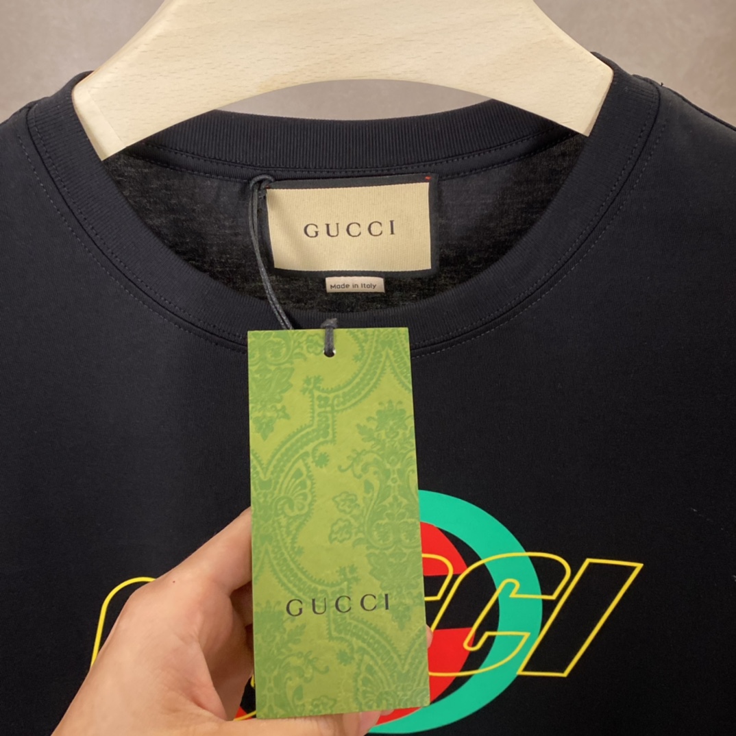 Replica GUCCI Cotton Jersey Printed T-shirt, Size S, White, Ready-to-wear