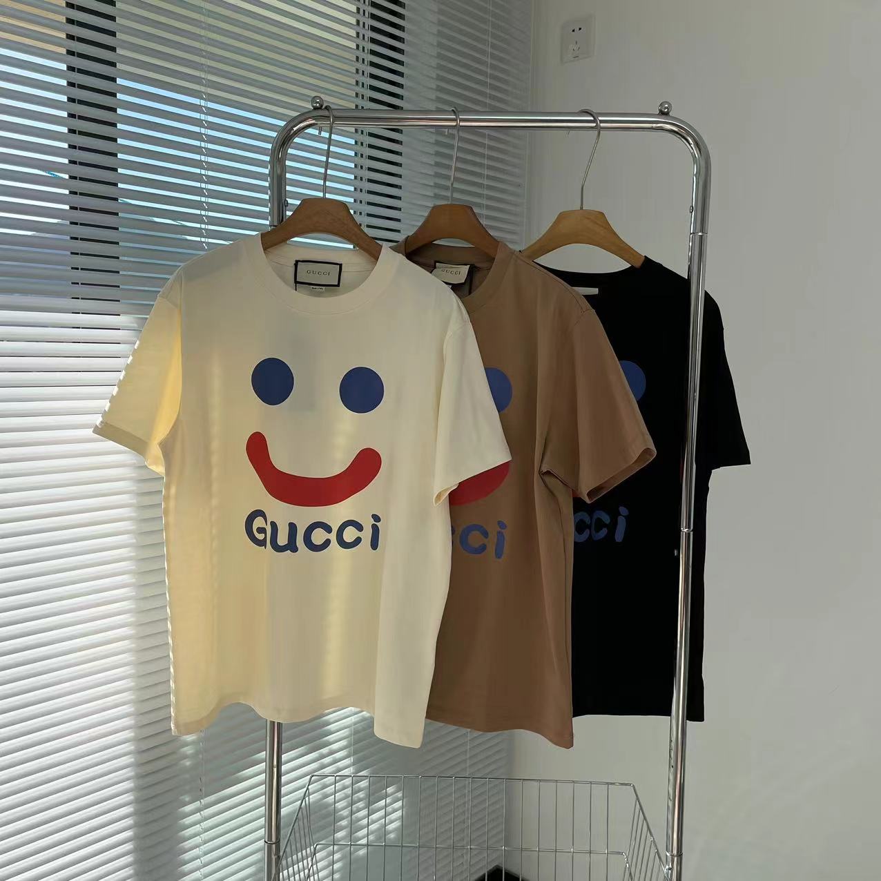 Replica GUCCI Cotton T-shirt With Smile