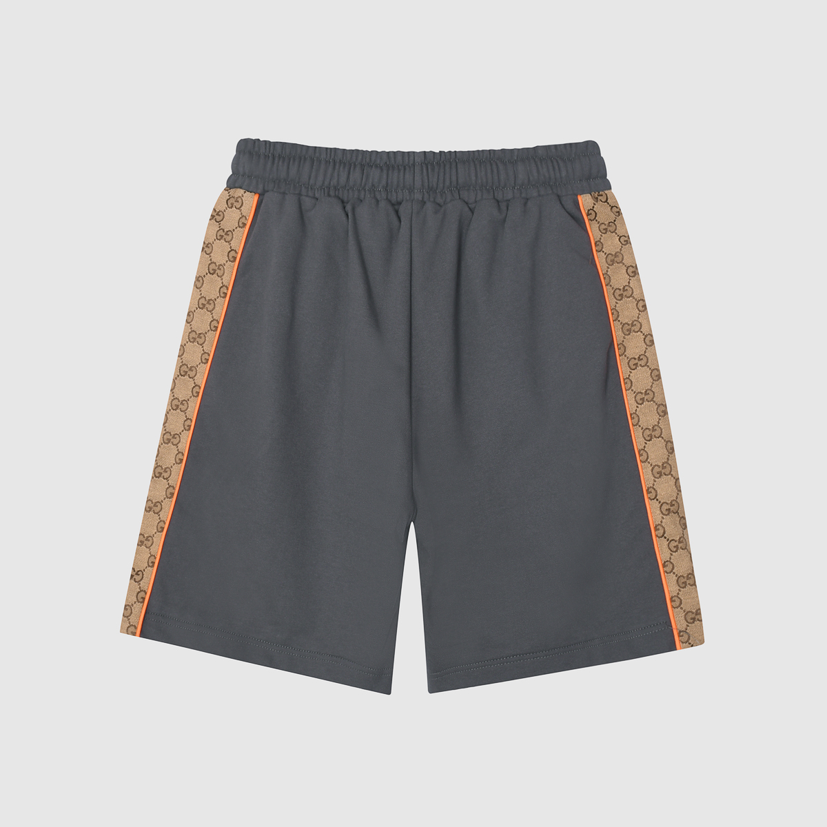 Replica GUCCI contrast color trim patchwork drawstring shorts