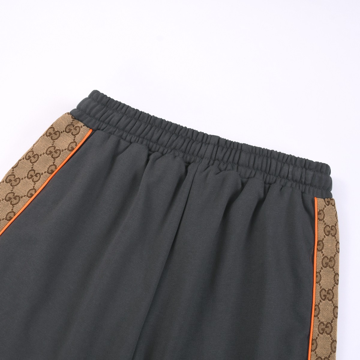 Replica GUCCI contrast color trim patchwork drawstring shorts