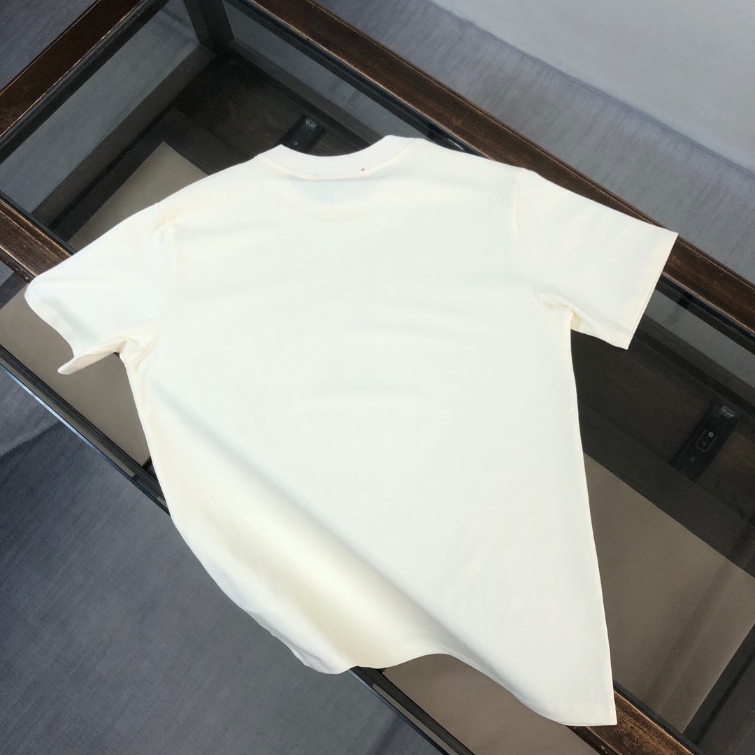 Replica Gucci T-shirt Cream Ivory Interlocking GG