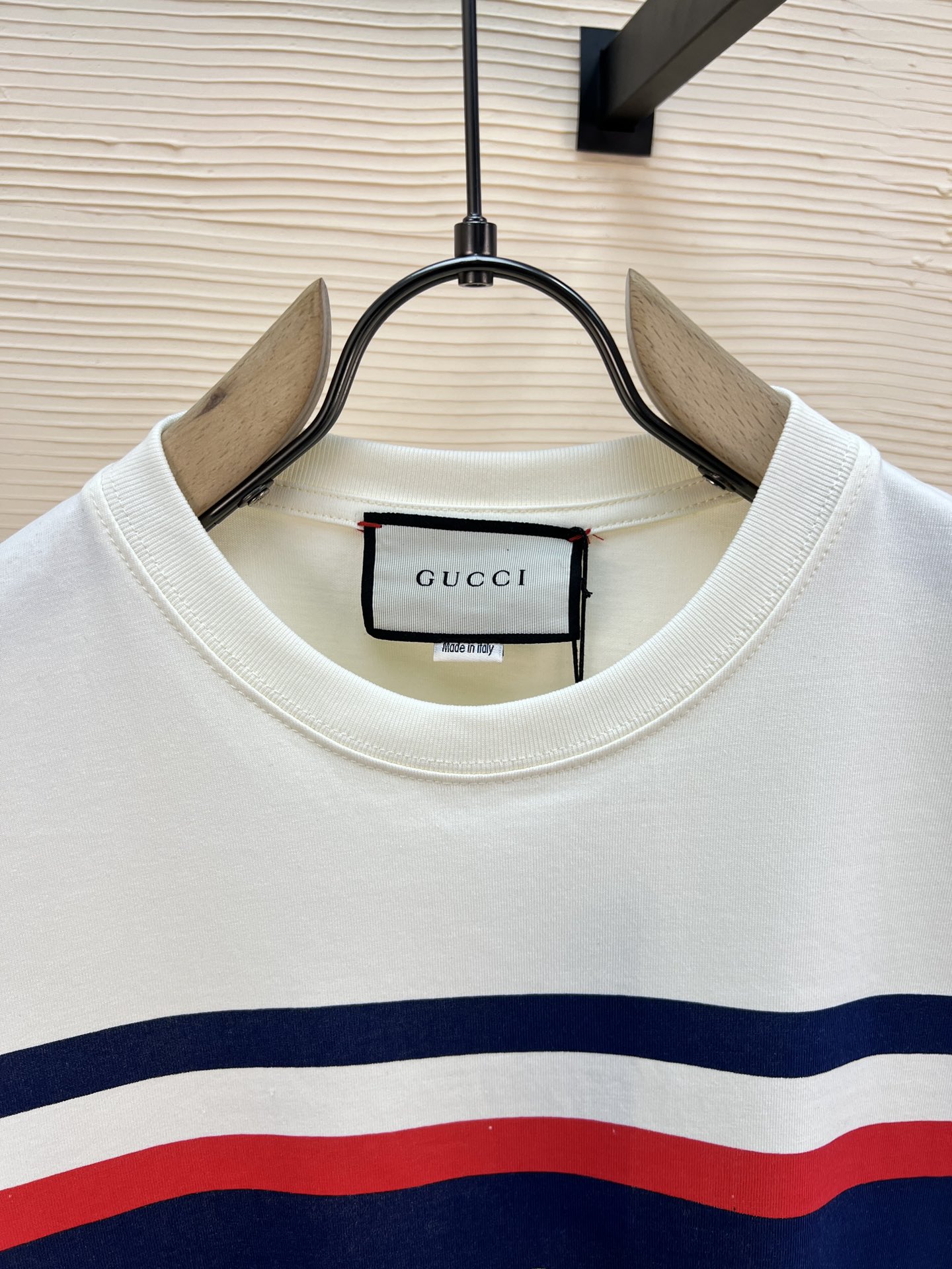 Replica Cotton jersey sweatshirt with embroidery in off white | GUCCI® US