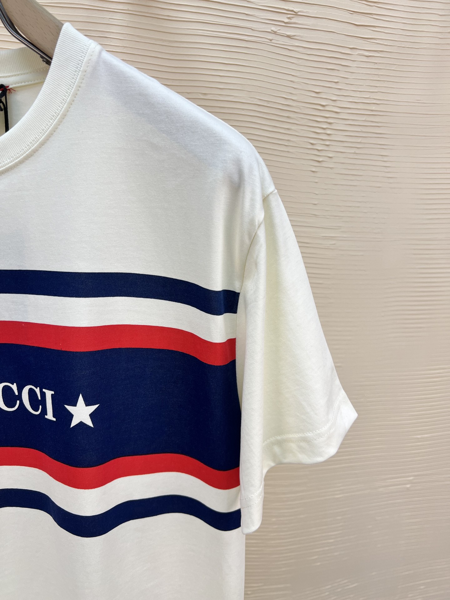 Replica Cotton jersey sweatshirt with embroidery in off white | GUCCI® US