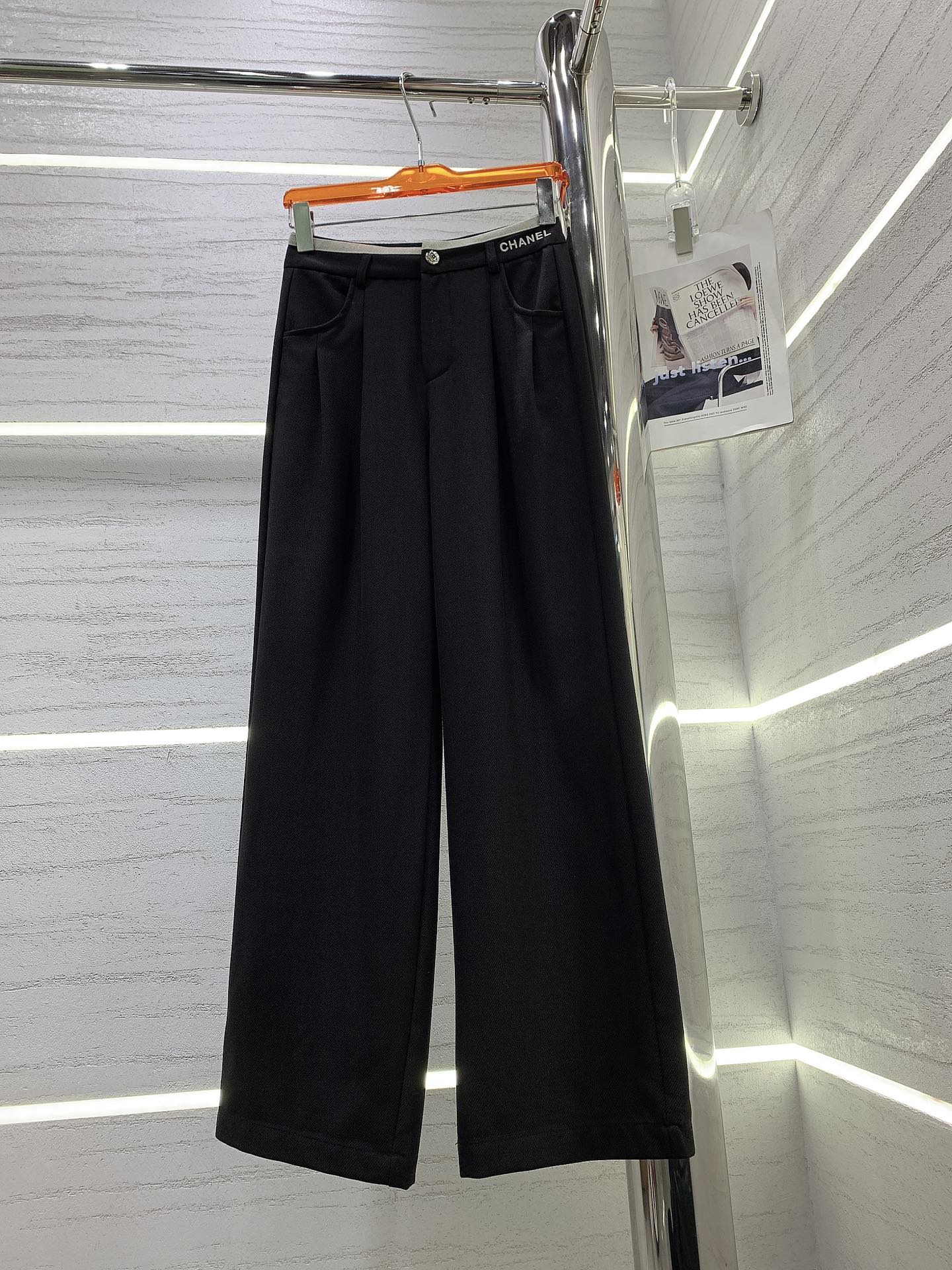 Replica Balenciaga Women's black suit pants