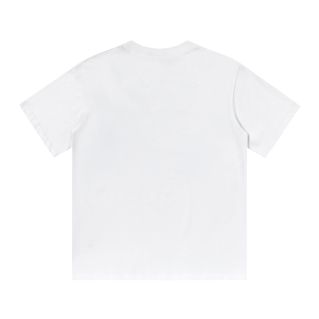 Replica Fendi new glasses color printed T-shirt short sleeve|white