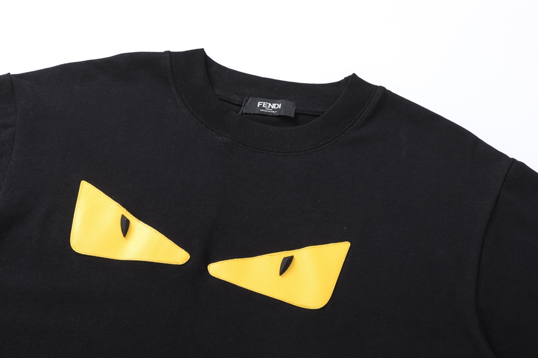 Replica Fendi Shirts | Mens Black And Yellow Fendi T-Shirt | Color: Black/Yellow | Size: 56 | Cam_1127's Closet