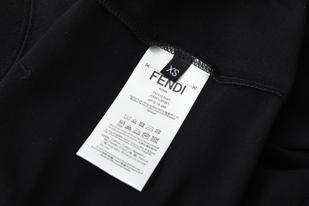 Replica Fendi Shirts | Mens Black And Yellow Fendi T-Shirt | Color: Black/Yellow | Size: 56 | Cam_1127's Closet