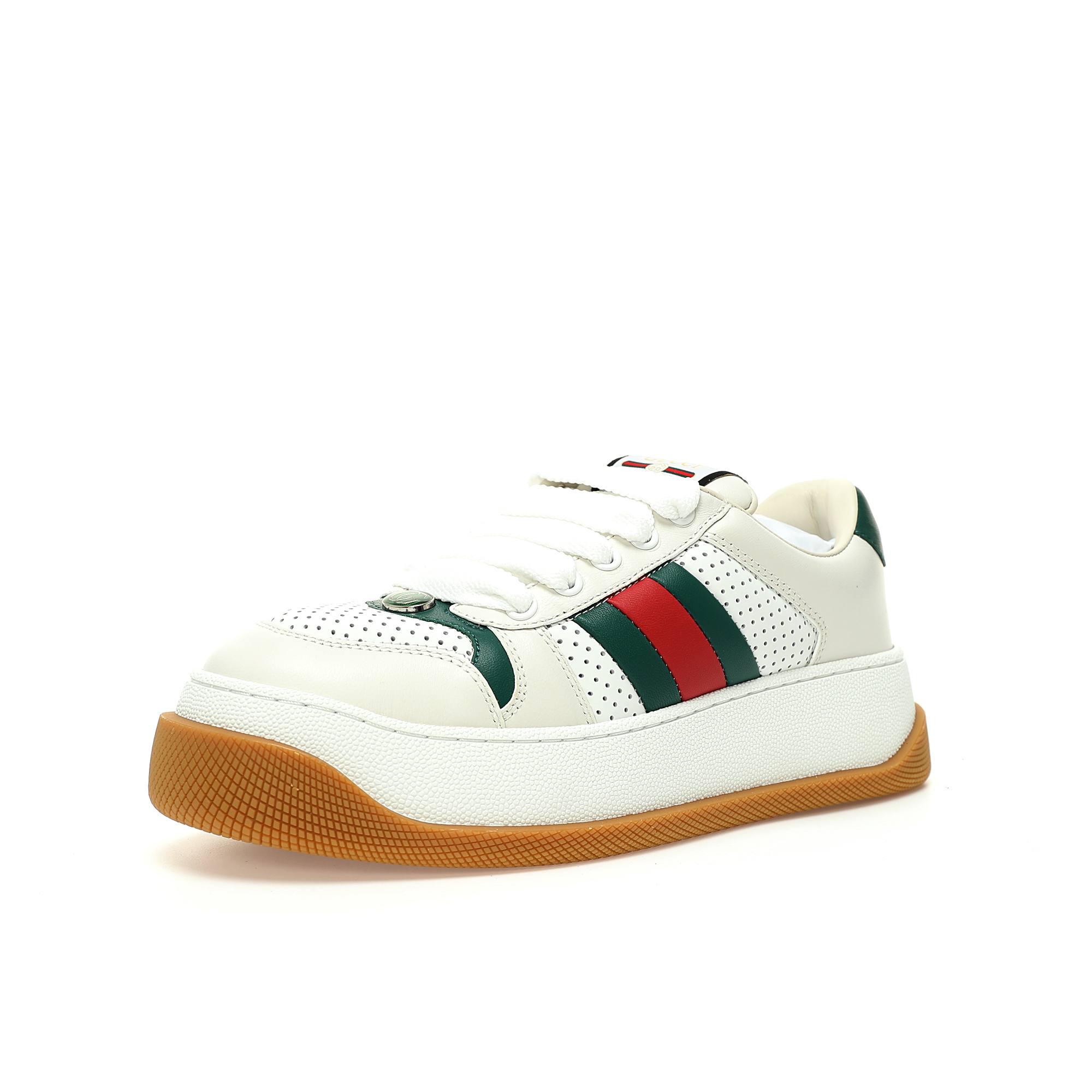 Replica GUCCI - White Screener Sneakers