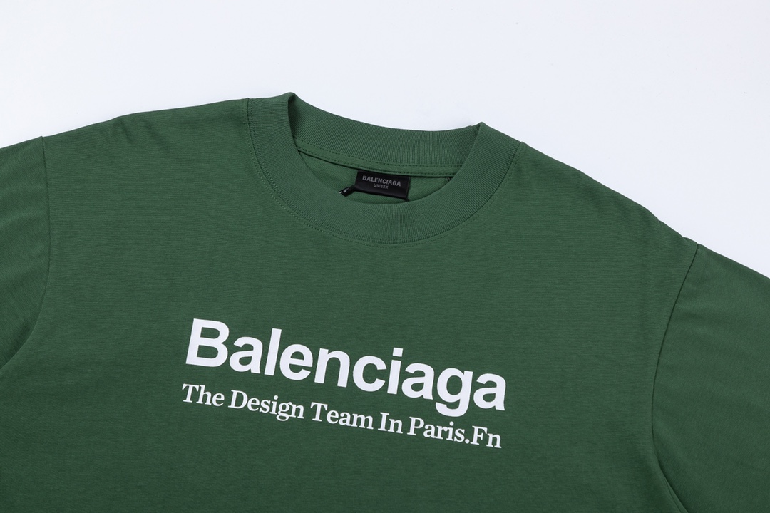 Replica Balenciaga BLCG fashion newspaper letter print short sleeve T-shirt