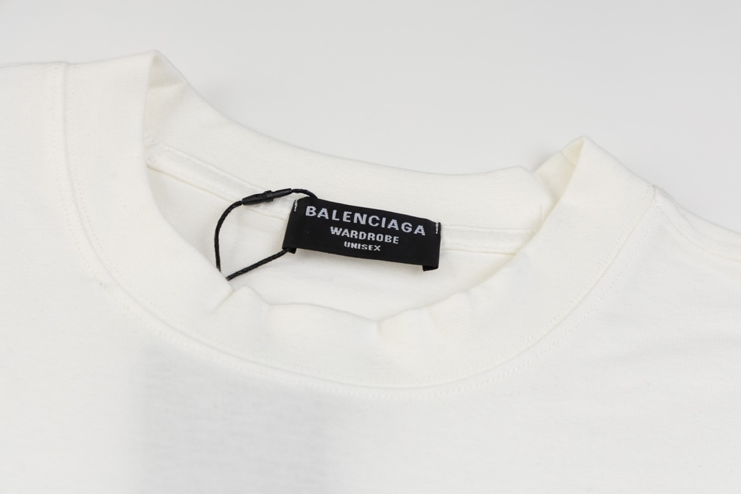 Replica Balenciaga Fuzzy Coke digital direct spray short sleeve T-shirt