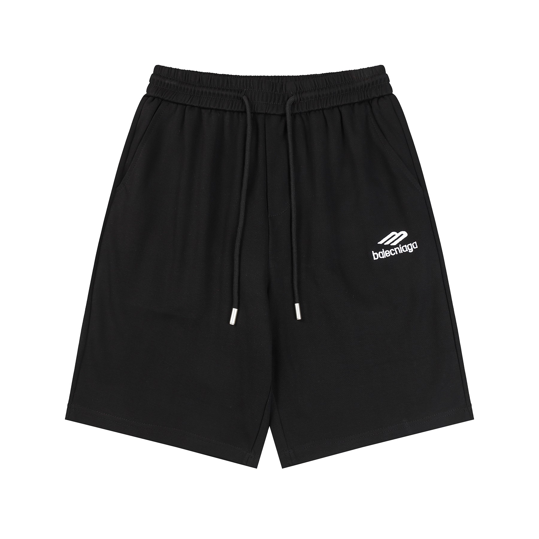 Replica Balenciaga printed shorts with front and back pockets Black