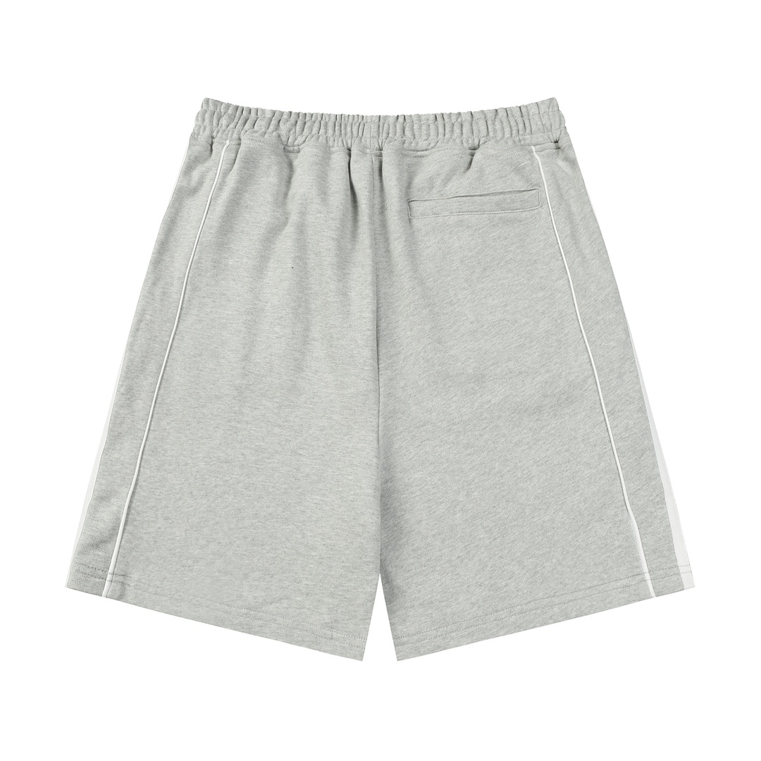 Replica Balenciaga embroidered quarter shorts Grey