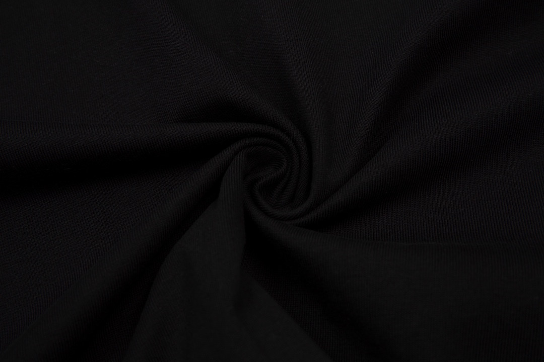 Replica Balenciaga 2024 SS inverted letter print short sleeve T-shirt Black