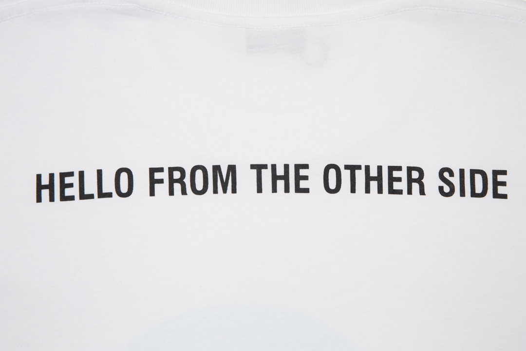 Replica Balenciaga alien-print Oversized T-shirt -White