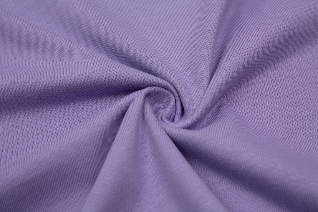 Replica Balenciaga 2024 SS Art Print short sleeve T-shirt purple