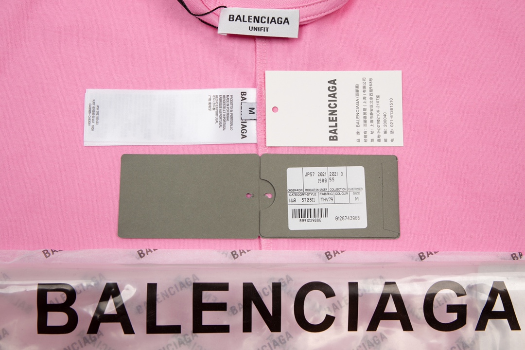 Replica Balenciaga | Women Maison Balenciaga Cotton T-shirt Pink Xs