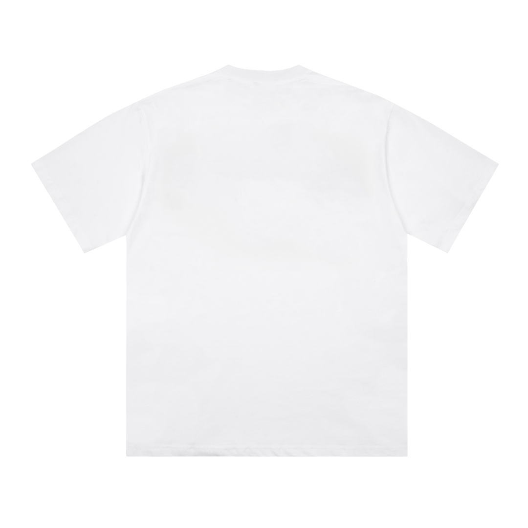 Replica Balenciaga Mens Cities Paris Medium Fit T-shirt White