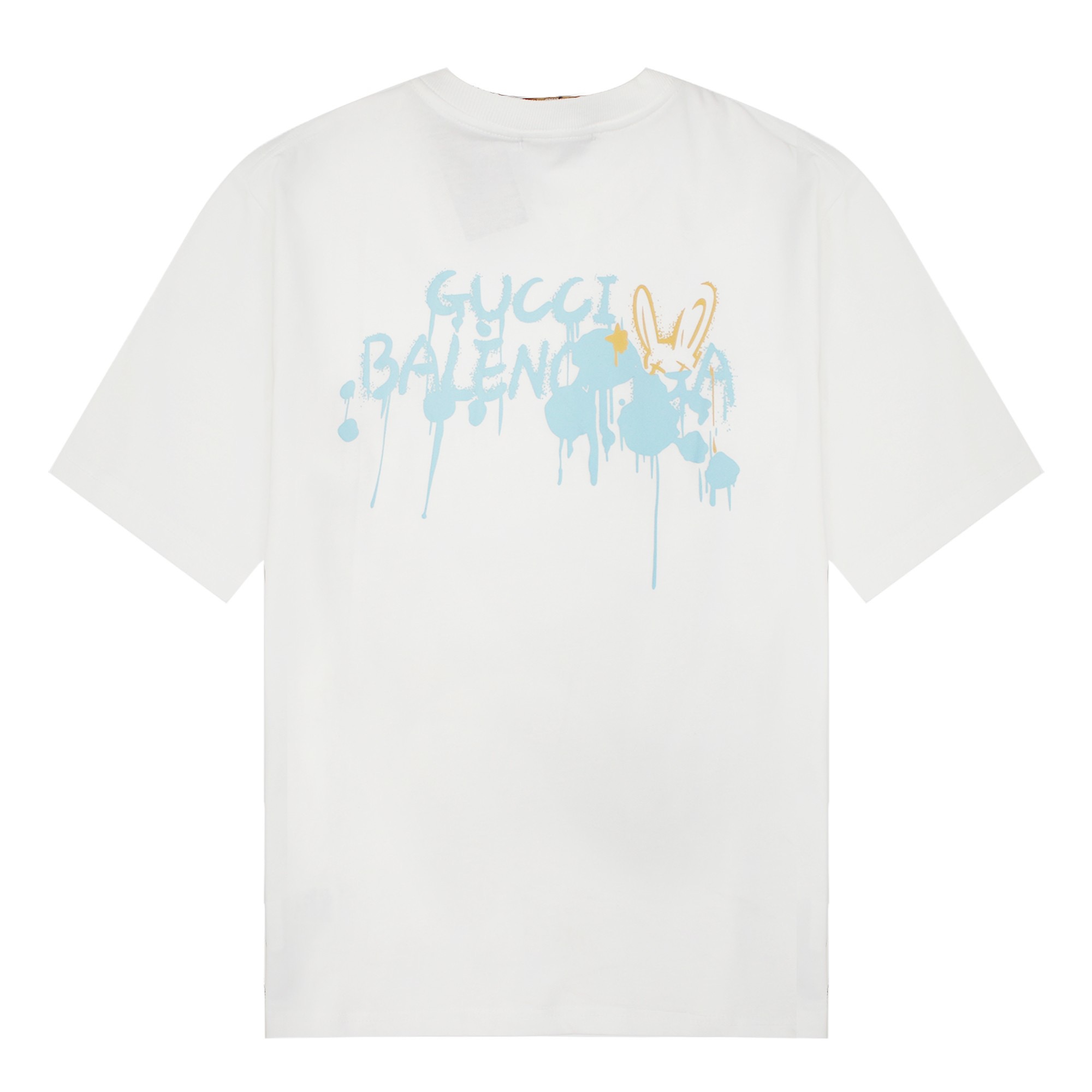 Replica Gucci ✘ Balenciaga Graffiti print short sleeve