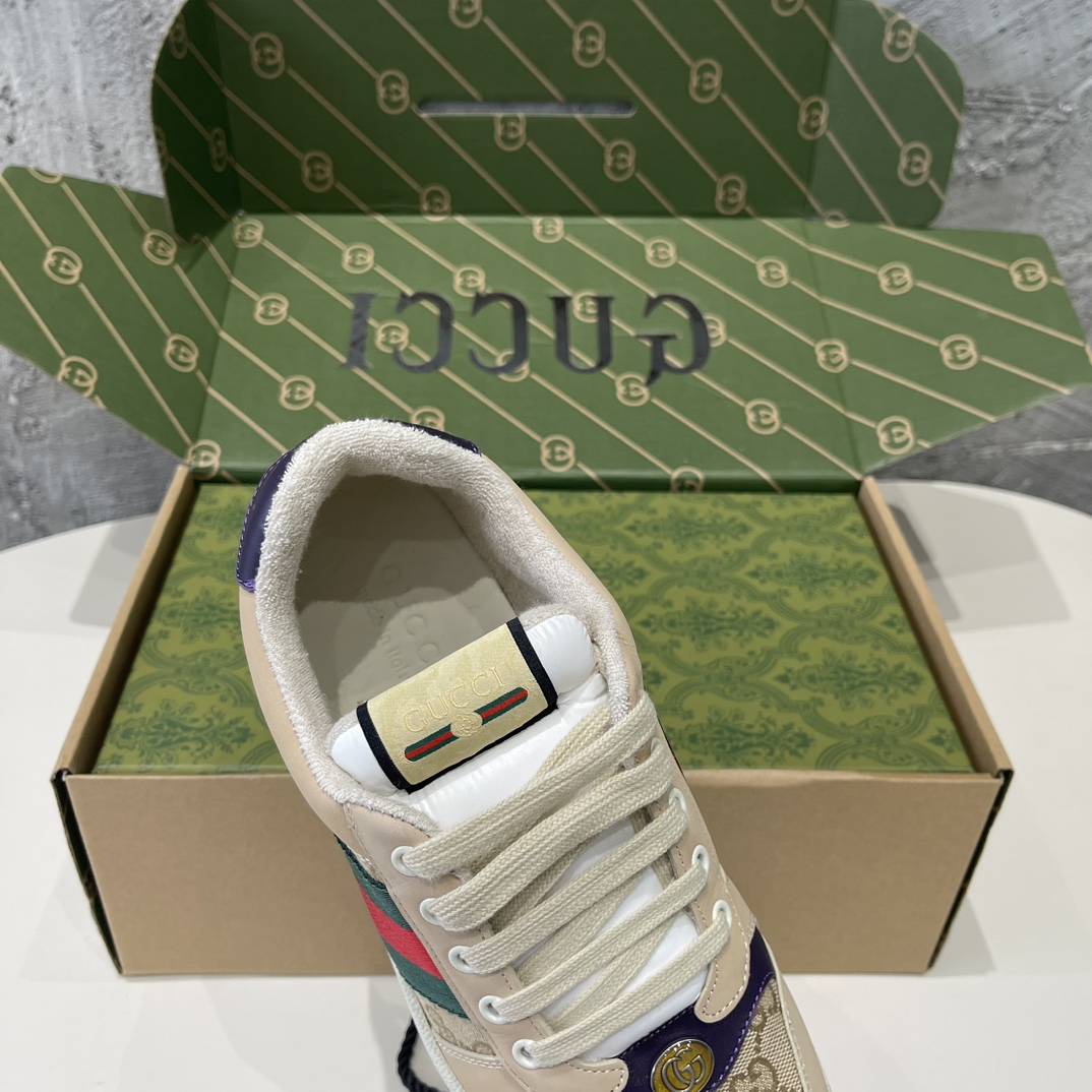 Replica Gucci 19 retro old striped dirty shoes sneakers