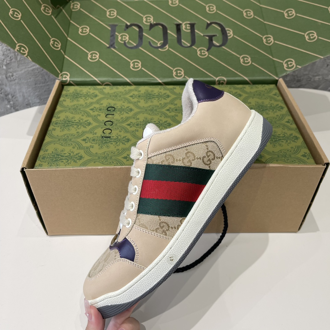 Replica Gucci 19 retro old striped dirty shoes sneakers