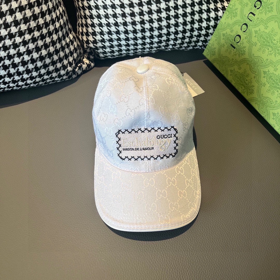 Replica GUCCI Letter embroidered cap