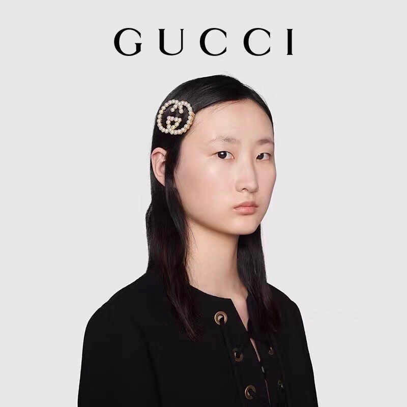 Replica GUCCI pearl hair clip