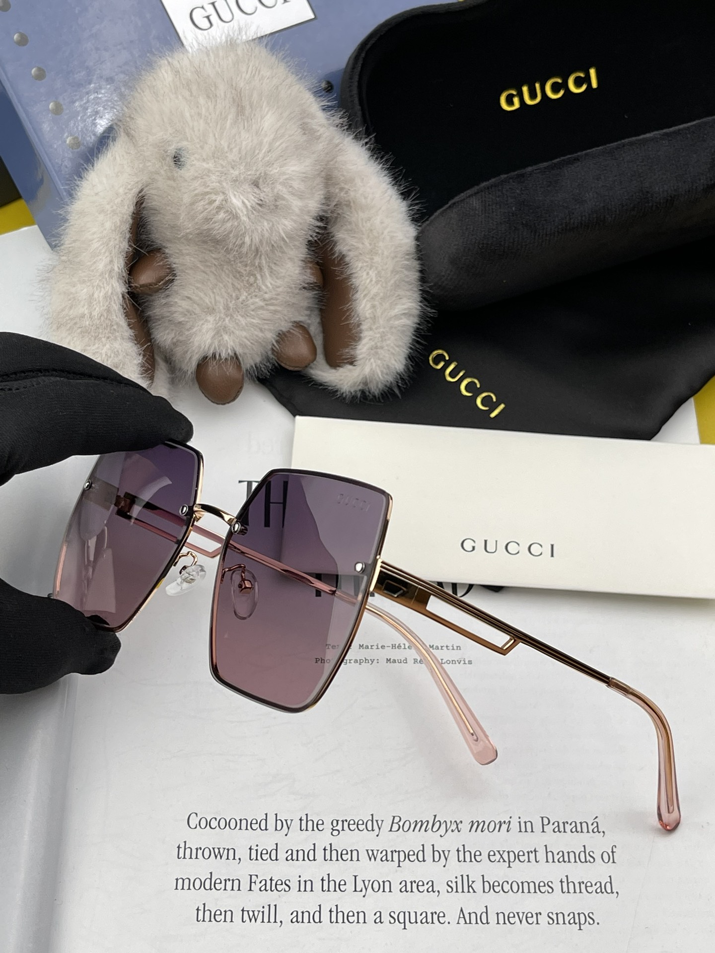 Replica Gucci trend luxury decorative sunglasses